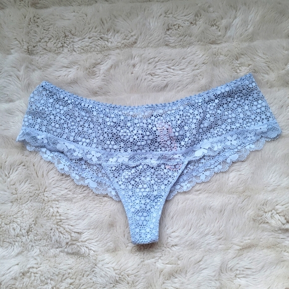 🍒NWT🍒 VS DREAM ANGELS WIDE SIDE THONG WITH BOW - Picture 4 of 7